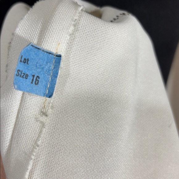 Vintage 60s Ayres Unlimited Black and White Poly Maxi Dress - Picture 7 of 8